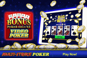 bonus poker with the bonus wheel